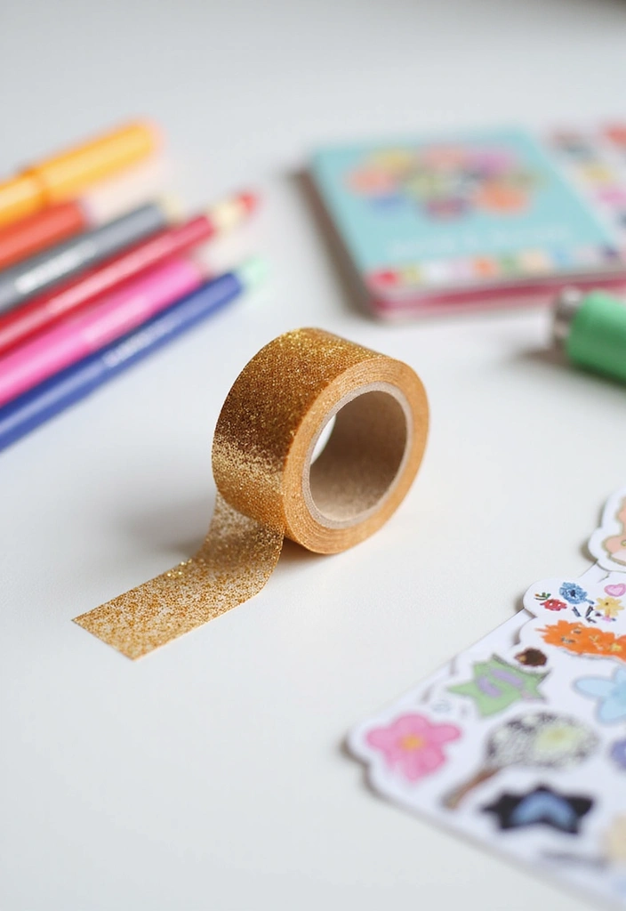 15 Eco-Friendly Craft Supplies You Didn’t Know You Needed (Crafting Just Got Greener!) - 14. Compostable Glitter Tape