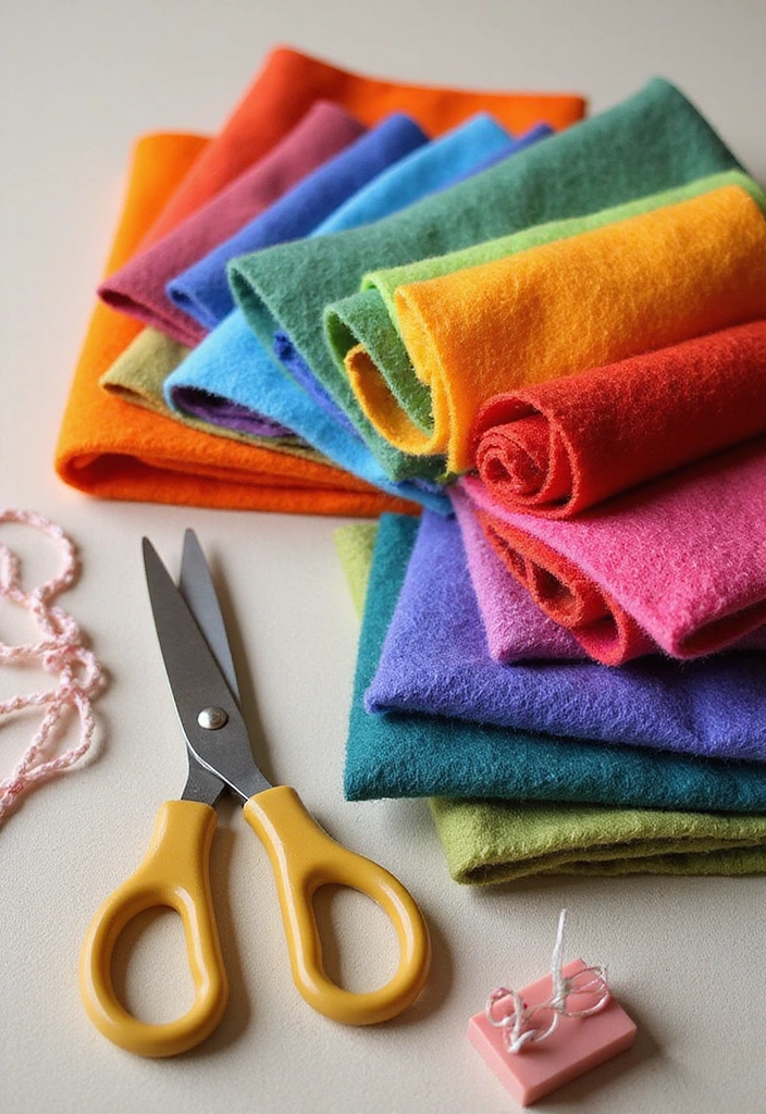 15 Eco-Friendly Craft Supplies You Didn’t Know You Needed (Crafting Just Got Greener!) - 15. Natural Fiber Felt