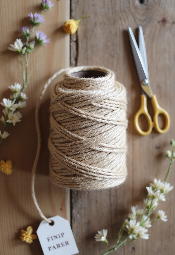 15 Eco-Friendly Craft Supplies You Didn’t Know You Needed (Crafting Just Got Greener!) - 9. Plant Fiber Twine