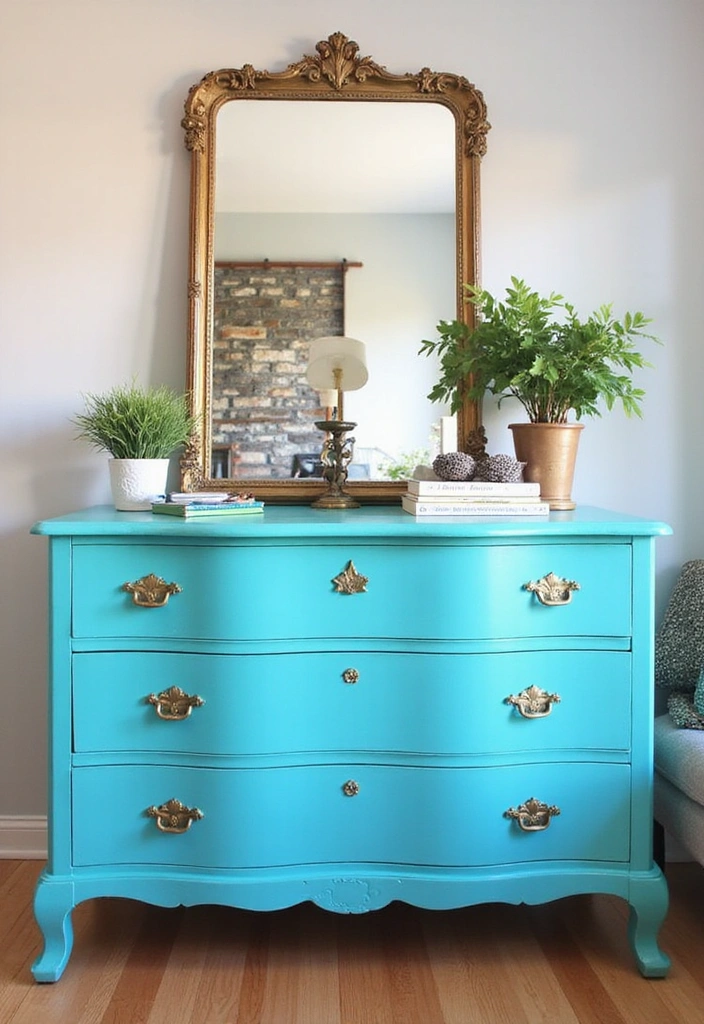 10 Stunning DIY Furniture Makeovers That Will Transform Your Space (You Won't Believe #6!) - 1. Vintage Dresser Delight
