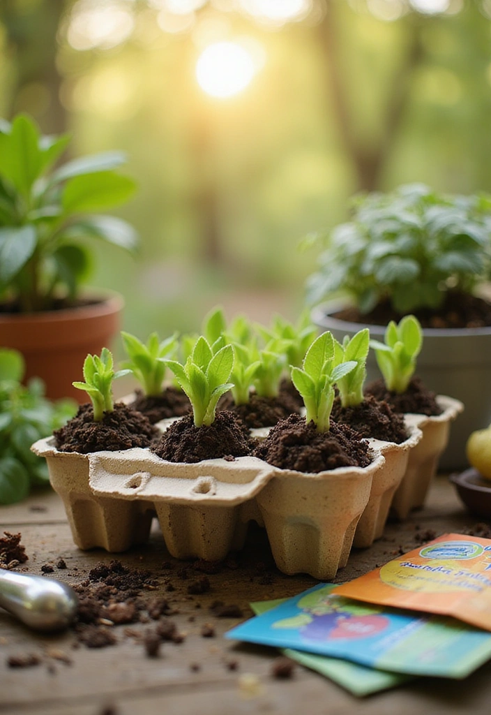 15 Eco-Friendly Craft Ideas That Will Make You Say 'Why Didn't I Think of That?!' - 10. Egg Carton Seed Starters