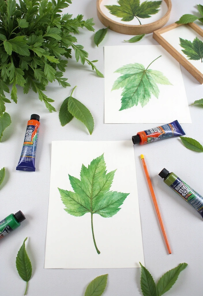15 Eco-Friendly Craft Ideas That Will Make You Say 'Why Didn't I Think of That?!' - 14. Leaf Print Art