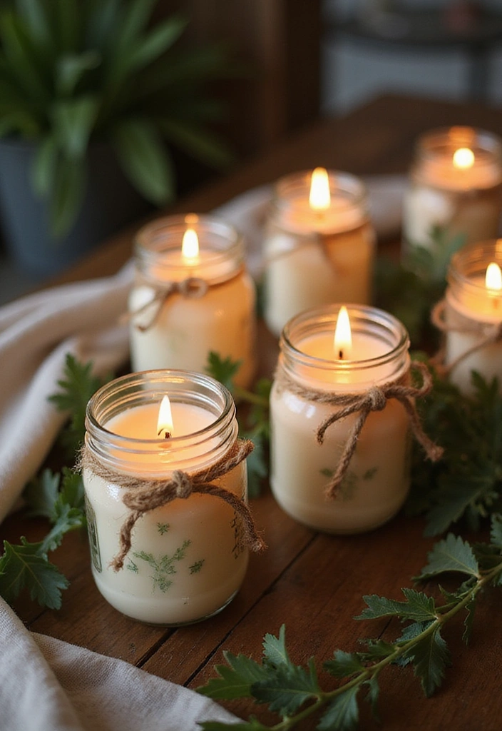 15 Eco-Friendly Craft Ideas That Will Make You Say 'Why Didn't I Think of That?!' - 5. Upcycled Glass Jar Candles
