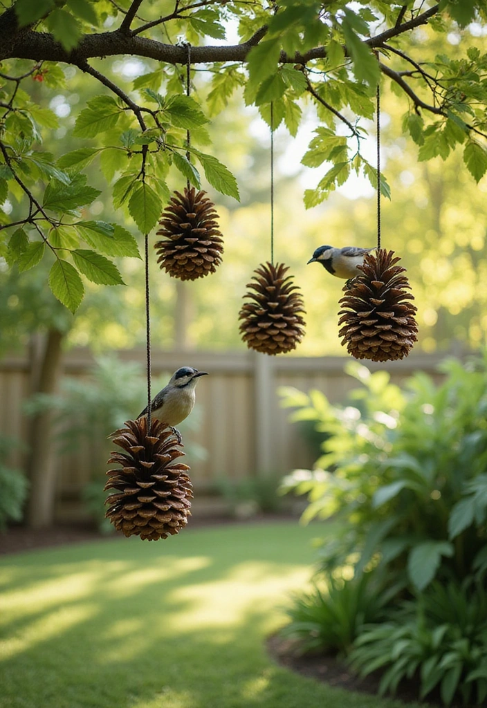 15 Eco-Friendly Craft Ideas That Will Make You Say 'Why Didn't I Think of That?!' - 9. Pinecone Bird Feeders