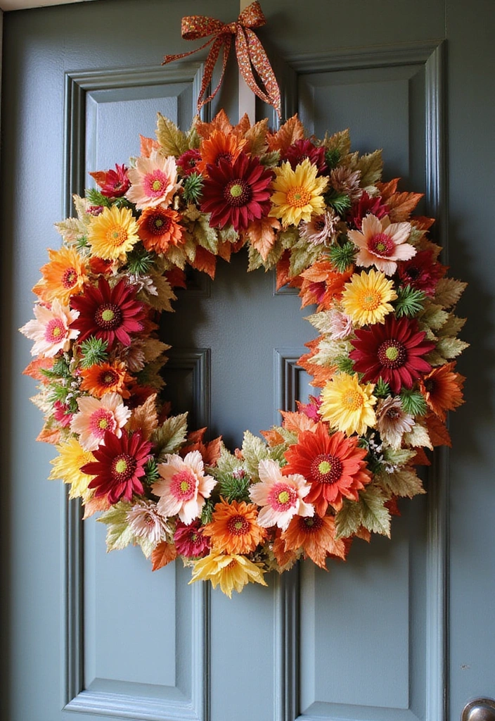 15 Fabric Art Projects That Will Transform Your Space (You Won't Believe #7!) - 10. Fabric Wreaths for Every Season