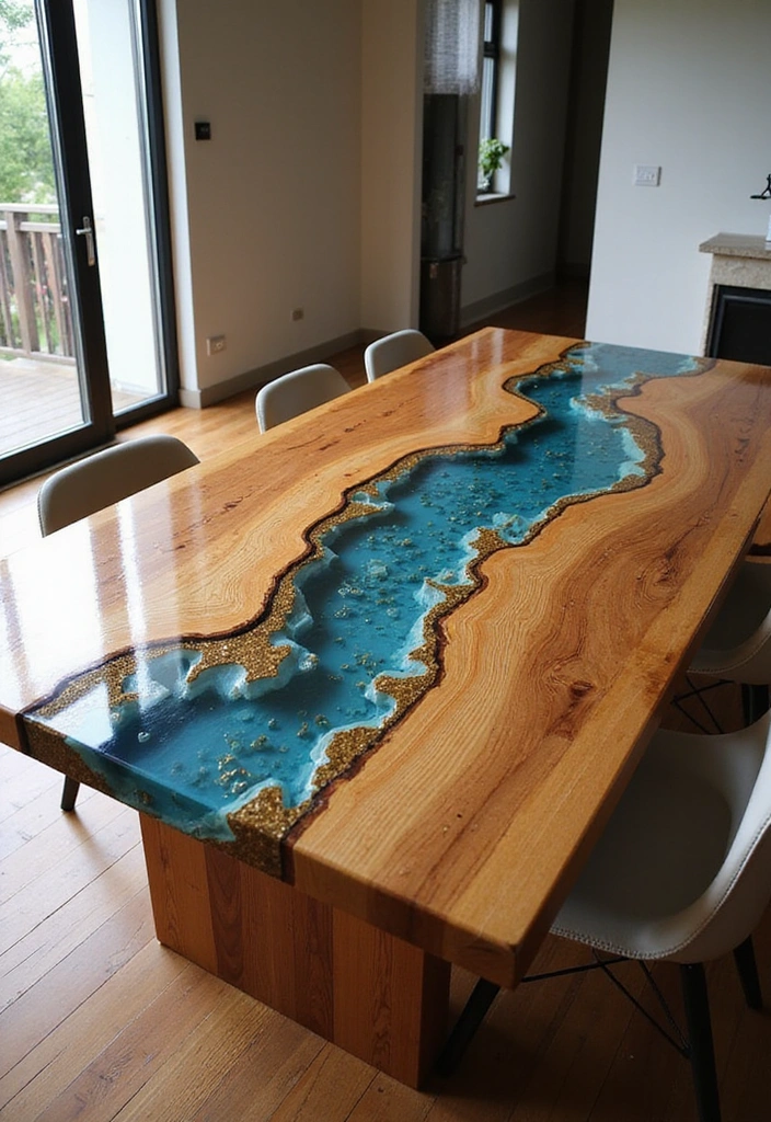 15 Stunning Resin Craft Inspirations That Will Spark Your Creativity! - 11. Stunning Resin Furniture Accents