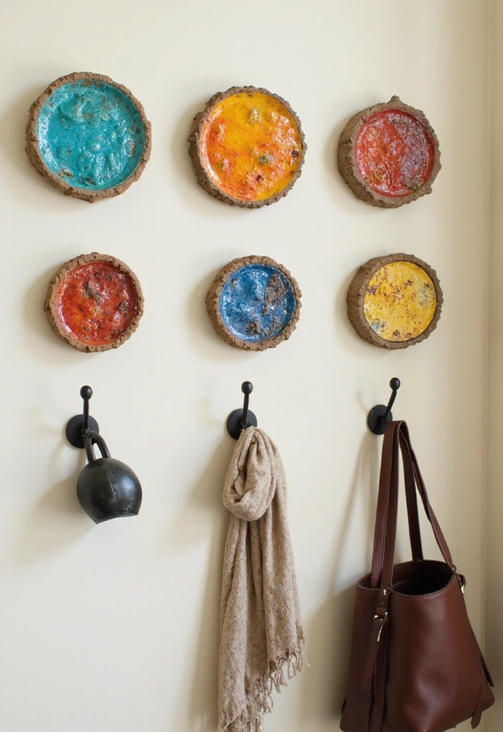 15 Stunning Resin Craft Inspirations That Will Spark Your Creativity! - 14. Decorative Resin Wall Hooks