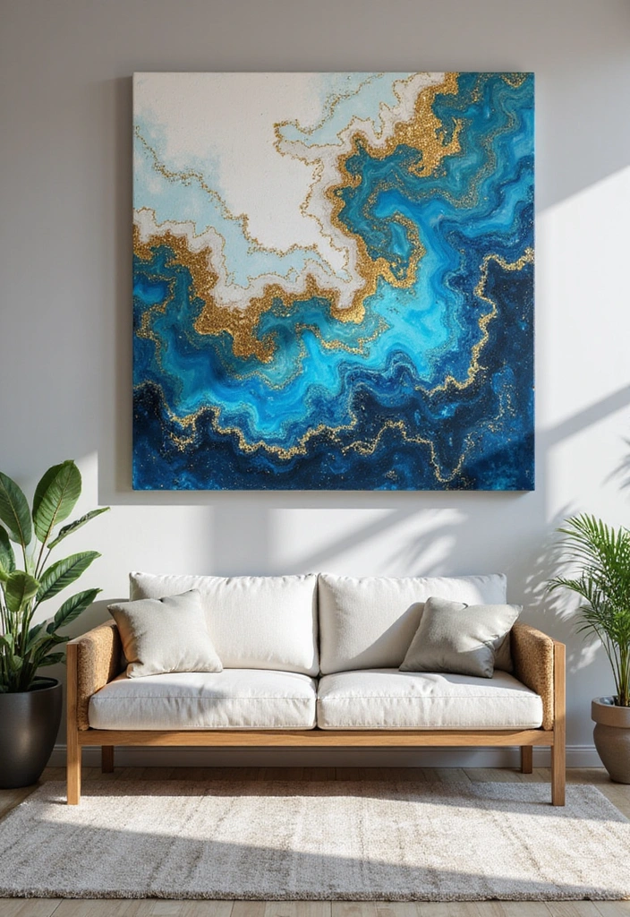 15 Stunning Resin Craft Inspirations That Will Spark Your Creativity! - 4. Eye-Catching Resin Wall Art
