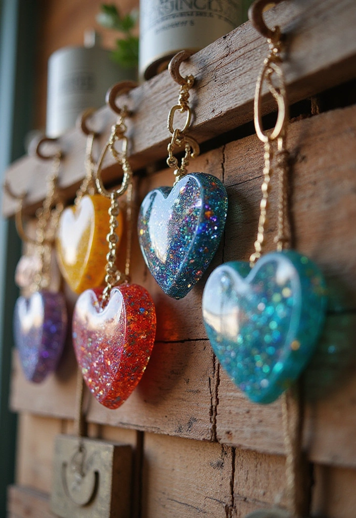 15 Stunning Resin Craft Inspirations That Will Spark Your Creativity! - 5. Charming Resin Keychains