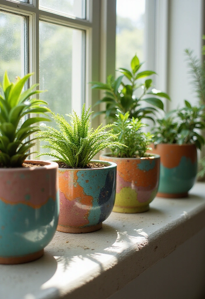 15 Stunning Resin Craft Inspirations That Will Spark Your Creativity! - 7. Decorative Resin Planters