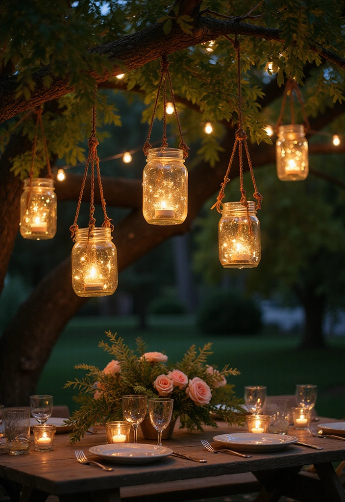 15 Stunning Upcycled Home Decor Ideas That Will Transform Your Space (You Won't Believe #7!) - 2. Upcycled Glass Jar Lanterns