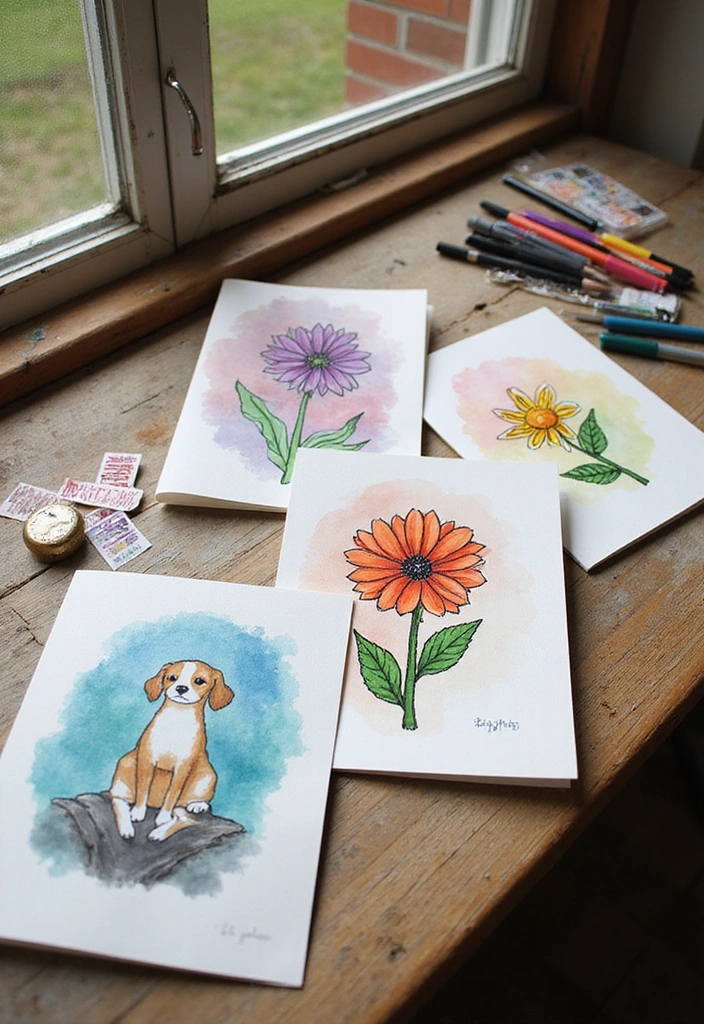 20 Handmade Gifts Tutorials That'll Make You the Best Gift-Giver Ever (You Won't Believe #12!) - 15. Handmade Greeting Cards