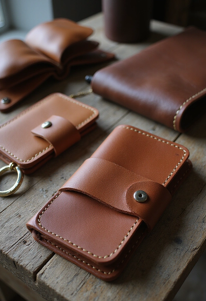 20 Handmade Gifts Tutorials That'll Make You the Best Gift-Giver Ever (You Won't Believe #12!) - 17. Handcrafted Leather Goods