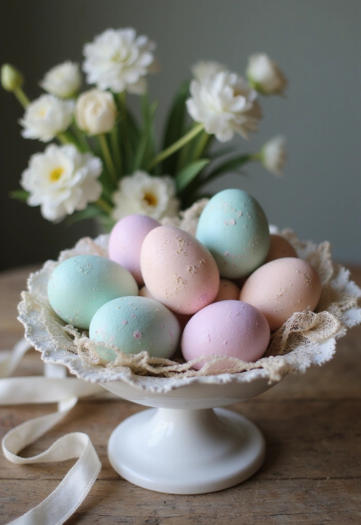 20 Stunning Seasonal DIY Decorations You Can Make in Minutes (You Won't Believe #12!) - 10. Vintage-Inspired Easter Egg Decor