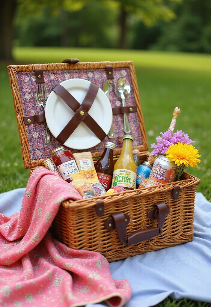 20 Stunning Seasonal DIY Decorations You Can Make in Minutes (You Won't Believe #12!) - 9. Joyful Summer Picnic Basket