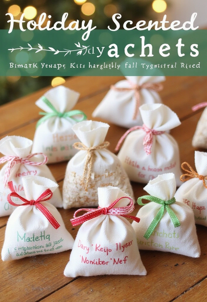 25 Holiday-Themed Crafts That Will Spark Your Creative Spirit (You Won't Believe #15!) - 13. Holiday Scented Sachets