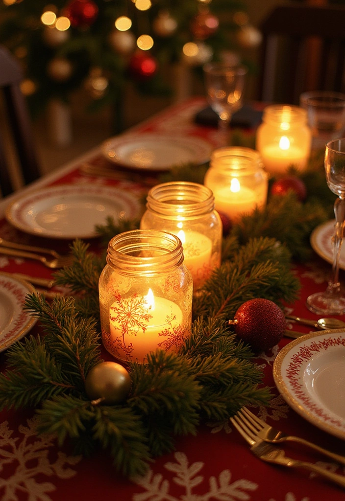 25 Holiday-Themed Crafts That Will Spark Your Creative Spirit (You Won't Believe #15!) - 3. Festive Candle Holders