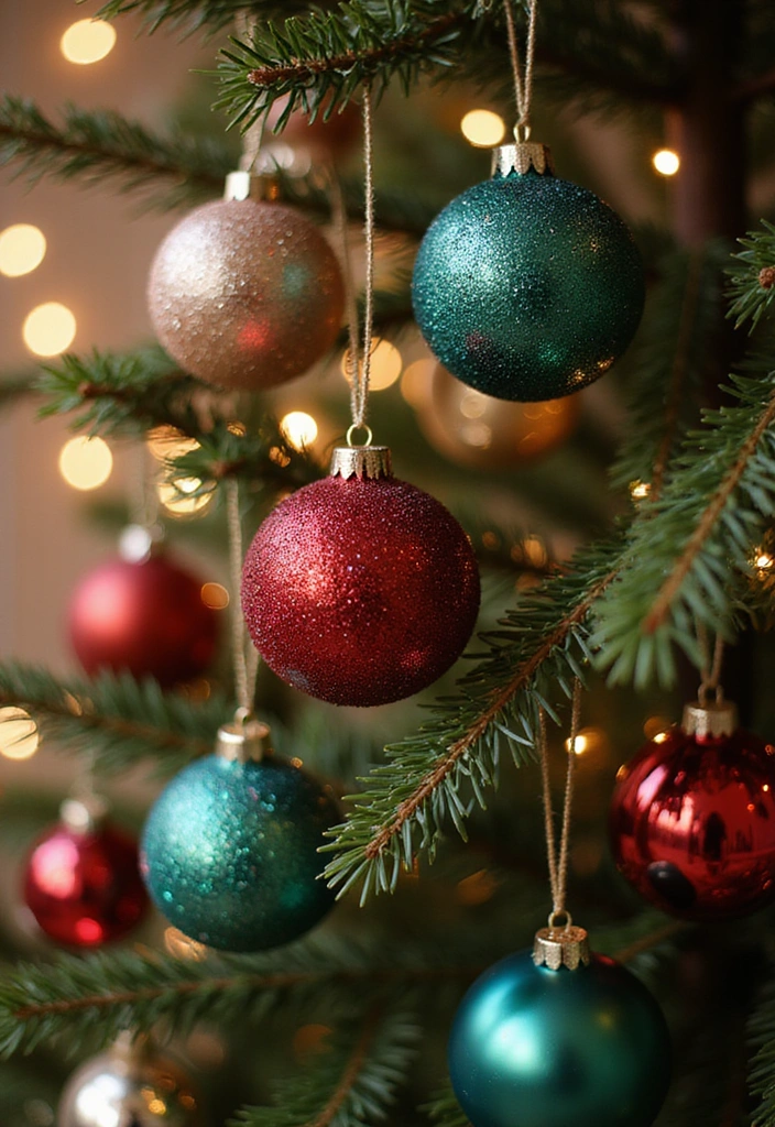 25 Holiday-Themed Crafts That Will Spark Your Creative Spirit (You Won't Believe #15!) - 6. Glittery Holiday Baubles