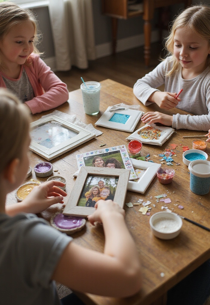 25 Unbelievably Fun Kids Craft Projects You'll Wish You Knew Sooner! - 14. DIY Photo Frames