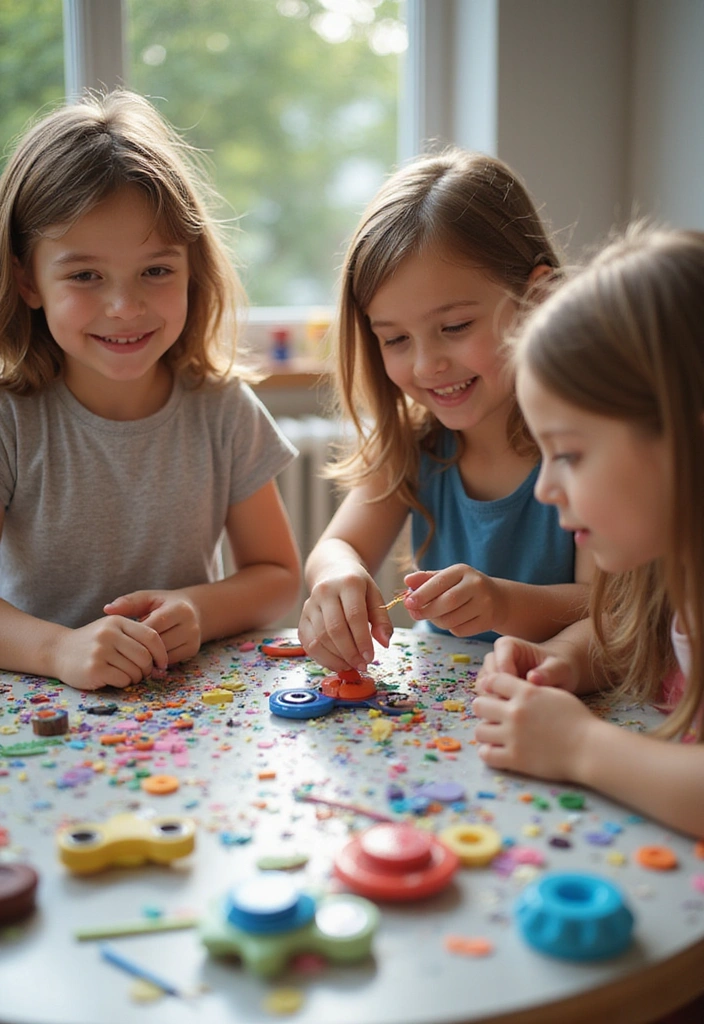 25 Unbelievably Fun Kids Craft Projects You'll Wish You Knew Sooner! - 19. DIY Fidget Spinners