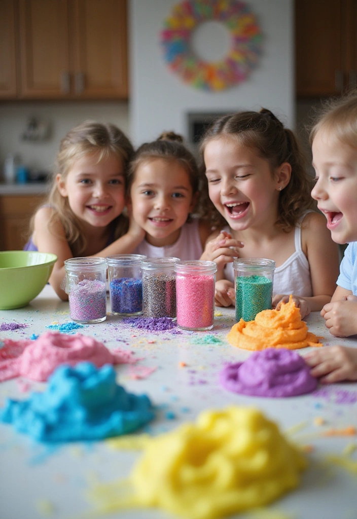 25 Unbelievably Fun Kids Craft Projects You'll Wish You Knew Sooner! - 2. DIY Glitter Slime