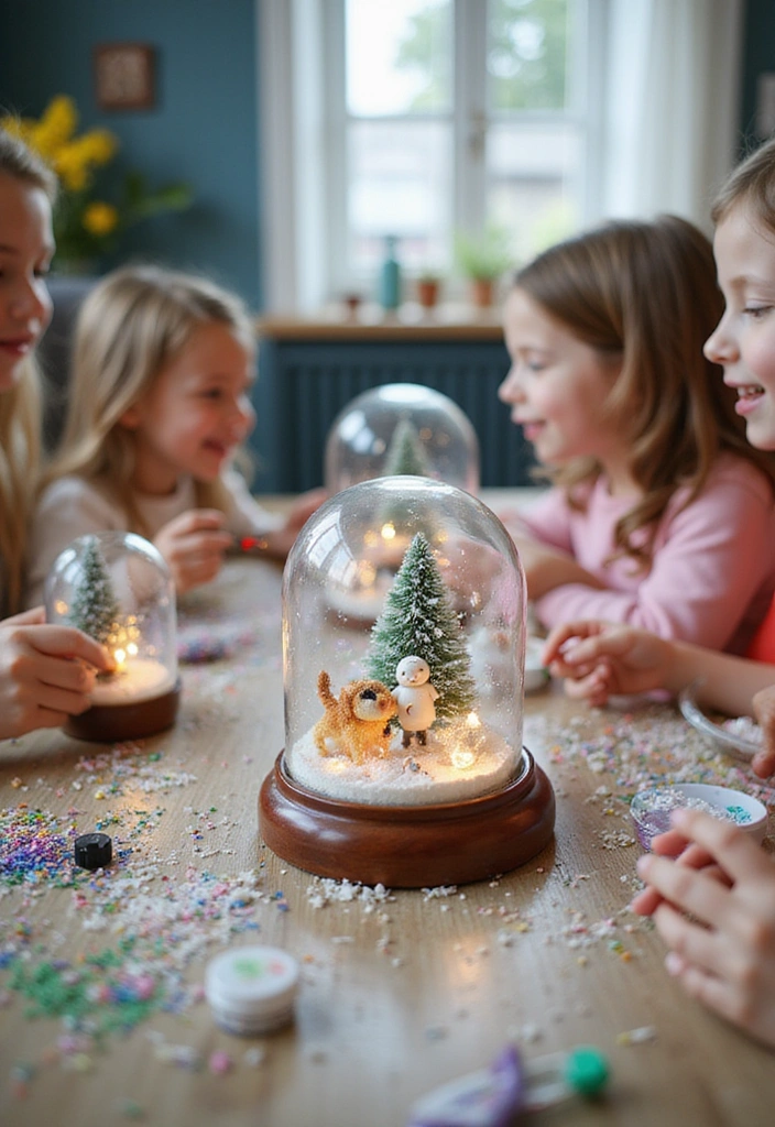 25 Unbelievably Fun Kids Craft Projects You'll Wish You Knew Sooner! - 20. DIY Snow Globes