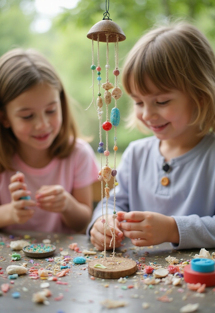 25 Unbelievably Fun Kids Craft Projects You'll Wish You Knew Sooner! - 21. DIY Wind Chimes