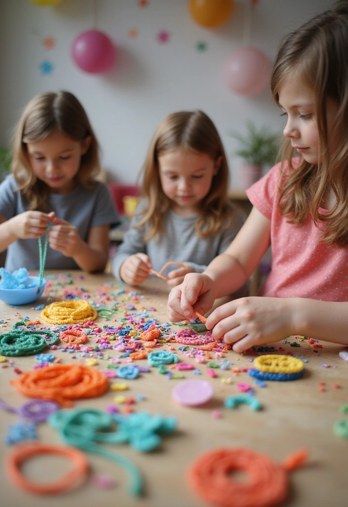 25 Unbelievably Fun Kids Craft Projects You'll Wish You Knew Sooner! - 5. Colorful Bead Jewelry
